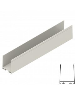0 - u-profile-alu-bottom-top-residential-white