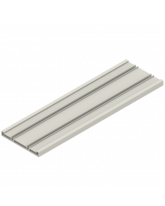 ALU bekledingset profiel 90 x 10mm RAL9016FS L=7.400mm