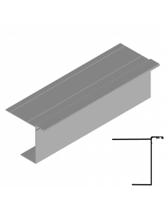 0 - pass-door-profile-with-flap-80mm-panel-anodise-l-7-400-mm