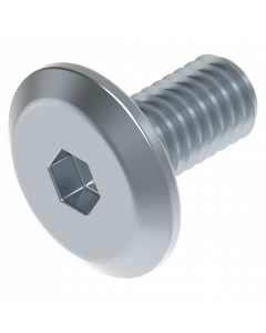 Platkop inbusbout M6x12mm EV tbv deurdranger 2745