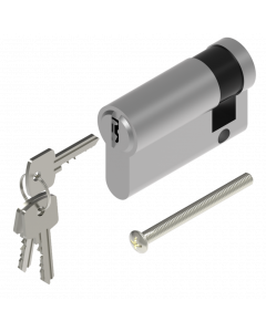 Euro halve knopcilinder voor Luxe-Line L = 50 mm 40 - 10 mm