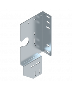 Zijlagerplaat open 127 mm/Z15 Links