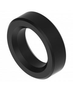 Afstandsbus 5 mm zwart