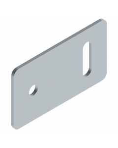 Railplaat 50x90x3 mm