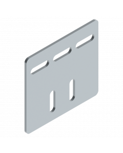 Rail verbindingsplaat 100 x 110 x 3 mm