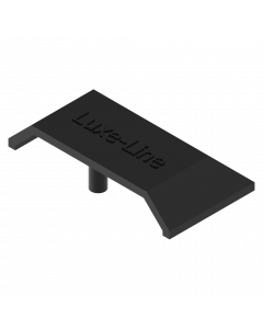 PVC waterkapje LLC  zwart 35x18.5mm