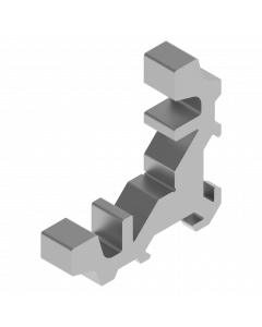 ALU hoekverbinding schroef LLC 70x21,8x14,4mm