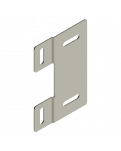 Railplaat 150x105x2 mm RVS