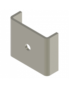 RVS fixeerplaat afhangprofiel / DLV