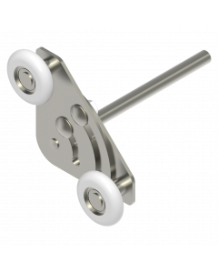 Tandemlooprol lang RVS 11 mm