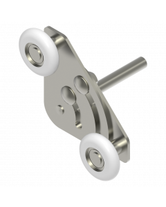 Tandemlooprol kort RVS 11 mm