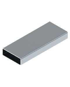 Koker staal 120 x 40 x 3 mm L = 12.000 mm RAL XXXX