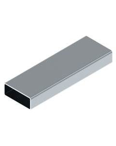 Koker staal 100 x 40 x 3 mm L = 6.000 mm RAL XXXX