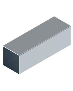 Koker staal 100 x 100 x 3 mm L = 5.000 mm RAL XXXX