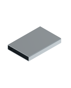 Koker staal 200 x 40 x 4 mm L = 6.000 mm RAL= XXXX