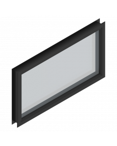 Venster rechthoekig klik 680 x 373 mm paneeldikte 40-45 mm