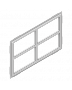 Design inzetkruis 416x254 mm tbv 6006 & C9880 wit