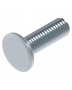 Platkop slotbout M8 X 25 mm