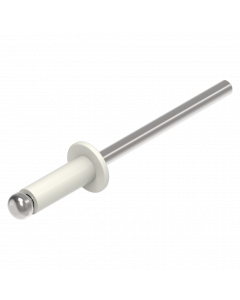 Popnagel 4,8 × 14 mm ALU/STAAL RAL 9016