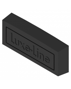 PVC Waterplug Luxe-Line zwart 40 x 16 mm 