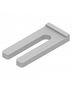 Vulplaat 69x30 mm PVC