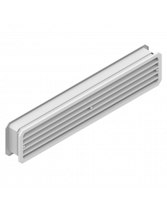 Ventilatierooster 450x90 mm wit