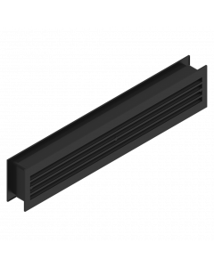 Ventilatierooster 450x90 mm zwart