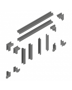 0 - pdsc-profile-kit-top-500-mm-din-l-epco-ral-9006