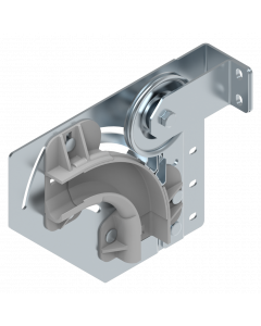 Kabelschijfconstructie LS200/80mm-daklijn incl. bocht Links