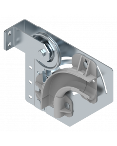 Kabelschijfconstructie LS200/80mm-daklijn incl. bocht Rechts