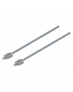 Staalkabel set 4 mm met eindpersklemL=14000 mm