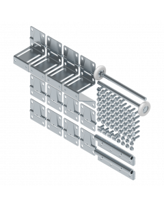 Dubble sectie beslag Anti-vingerklem per sectie ST9V
