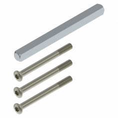 Bevestigingsset doorlopende stift LLC tbv smalslot SKG***