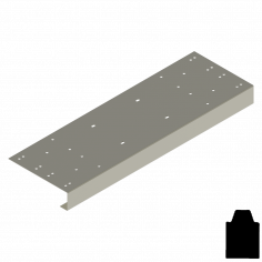 0 - end-cap-st6-st7-double-500-40-stainless-steel-1-mm