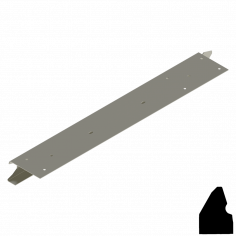 0 - end-cap-hl-e-st9v-single-left-610-40-stainless-steel-1mm